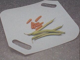 Chopping mat, two-handled